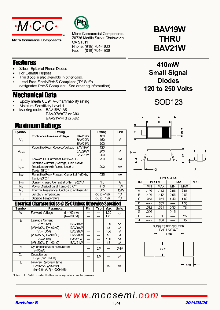 BAV21W_8342008.PDF Datasheet