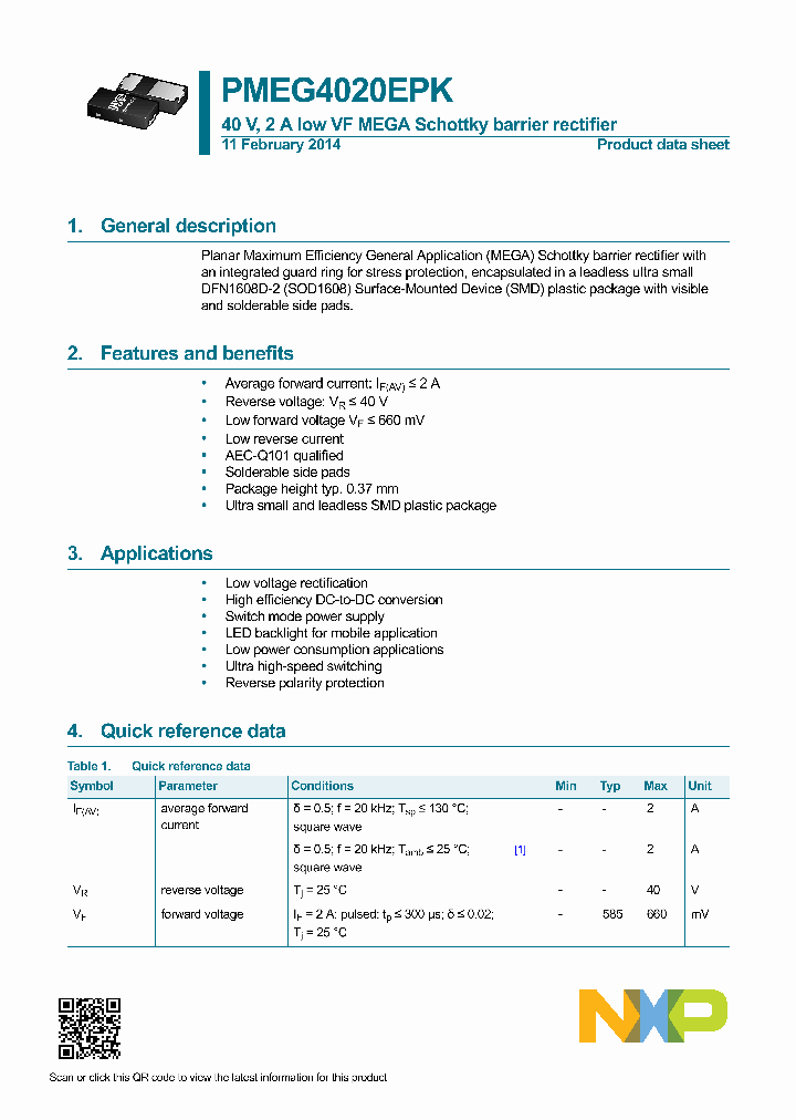 PMEG4020EPK_8345384.PDF Datasheet