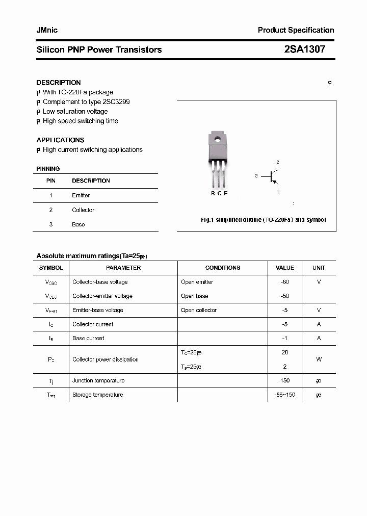 2SA1307_8347247.PDF Datasheet