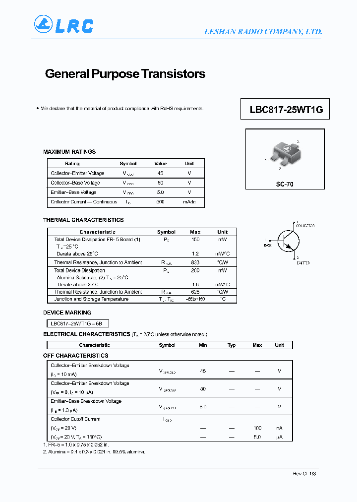 LBC817-25WT1G_8347864.PDF Datasheet