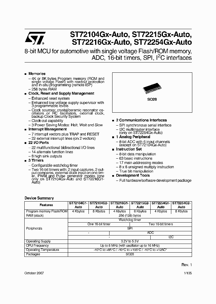 ST72C215G2MCE_8348019.PDF Datasheet