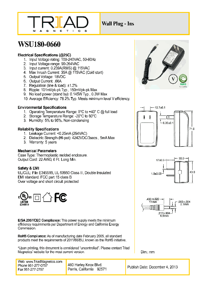 WSU180-0660_8349470.PDF Datasheet