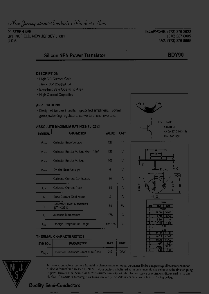 BDY90_8351725.PDF Datasheet