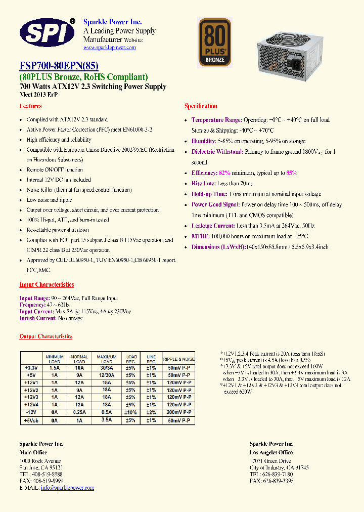 FSP700-80EPN85_8352484.PDF Datasheet