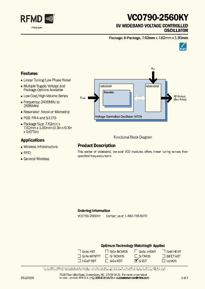 VCO790-2560KY_8353669.PDF Datasheet