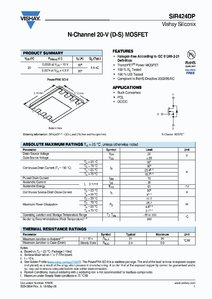 SIR424DP_8355082.PDF Datasheet