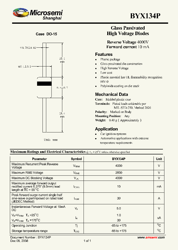 BYX134P_8355235.PDF Datasheet