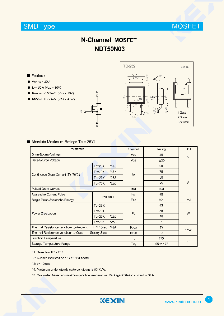 NDT50N03_8356033.PDF Datasheet