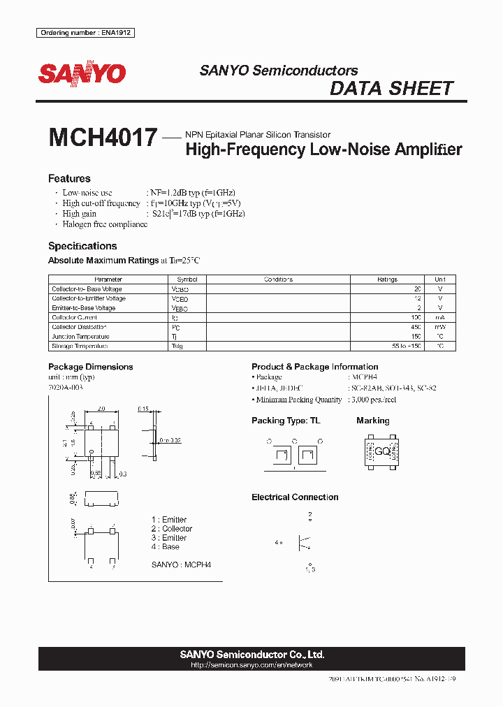 MCH4017_8357341.PDF Datasheet
