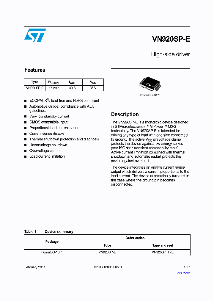 VN920SPTR-E_8359900.PDF Datasheet