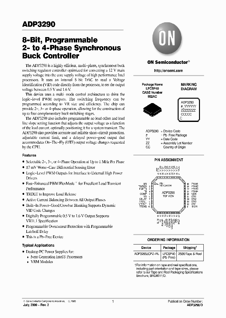 ADP3290_8365526.PDF Datasheet