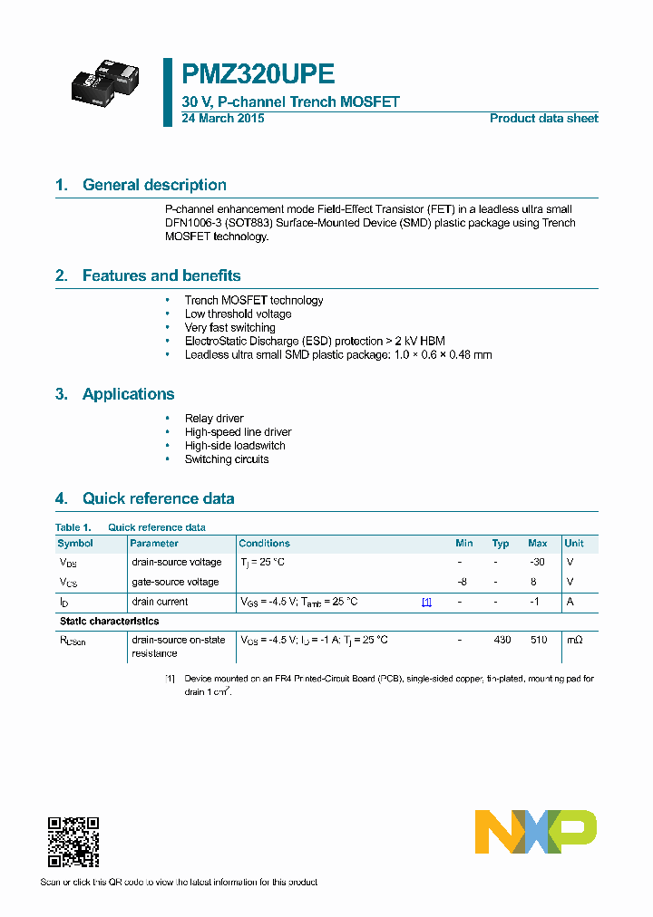 PMZ320UPE-15_8368137.PDF Datasheet