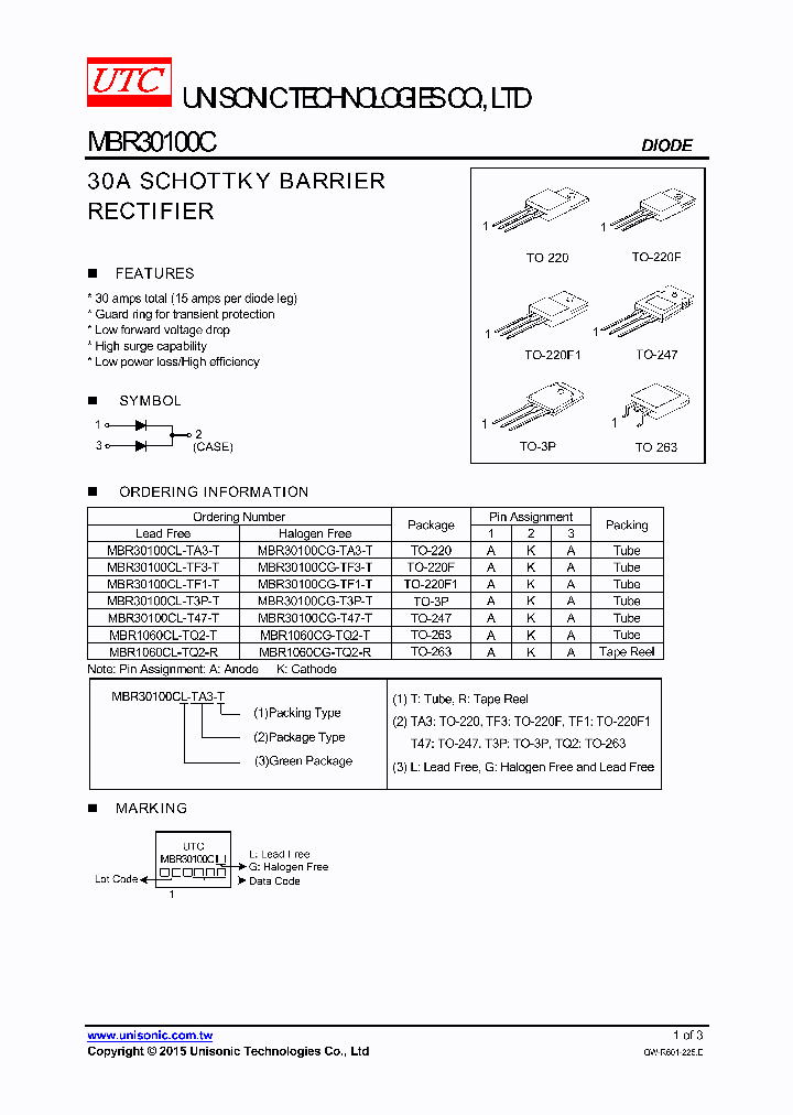 MBR30100CL-T47-T_8368228.PDF Datasheet