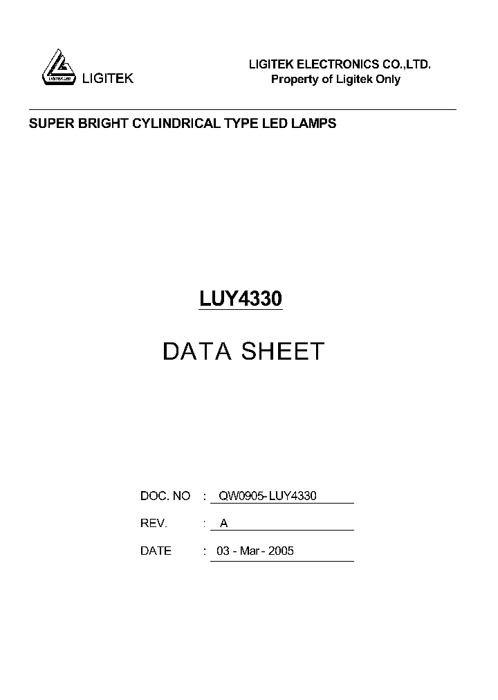 LUY4330_8370954.PDF Datasheet