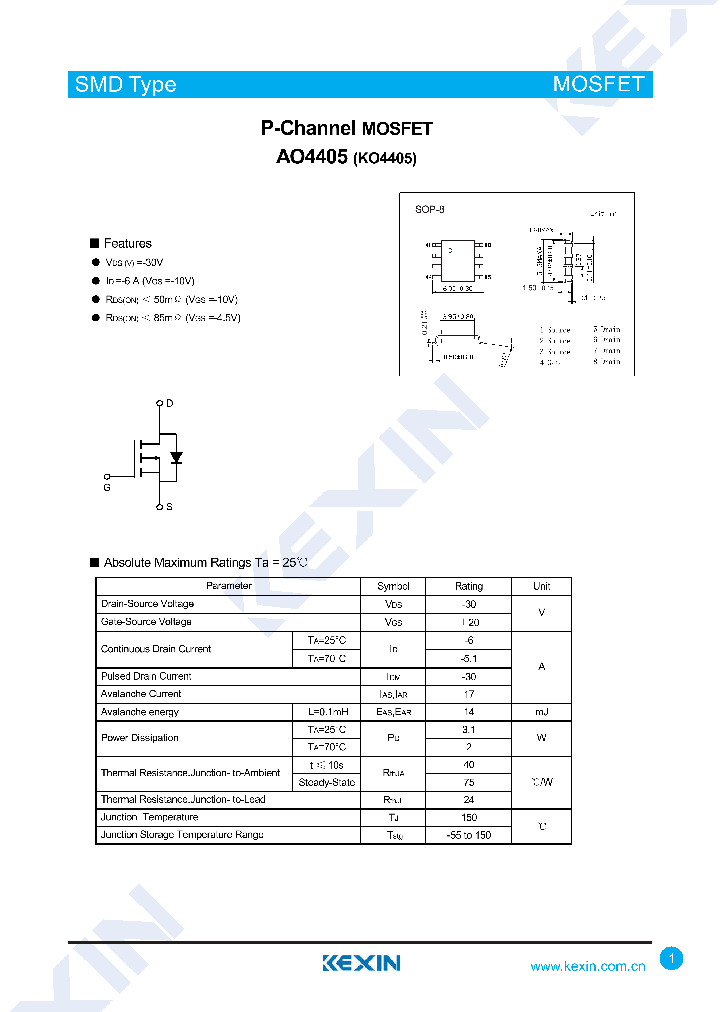 AO4405_8372649.PDF Datasheet