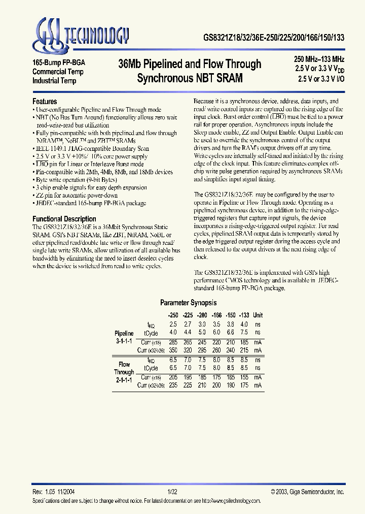 GS8321Z32_8373204.PDF Datasheet