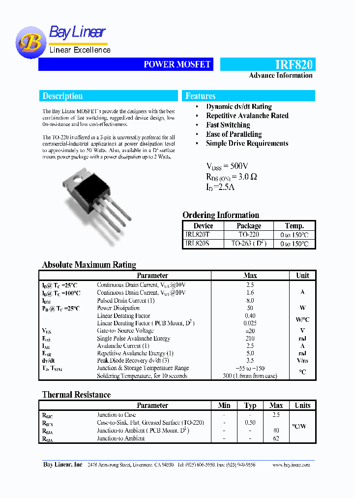 IRL820S_8376819.PDF Datasheet