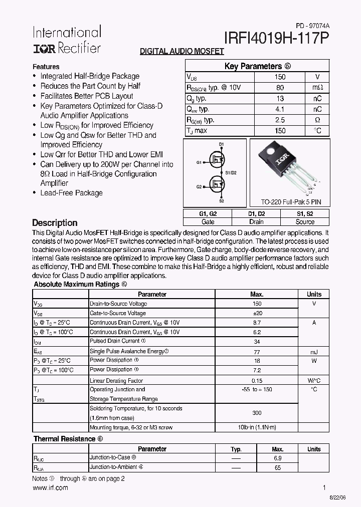 IRFI4019H-117P-15_8379287.PDF Datasheet