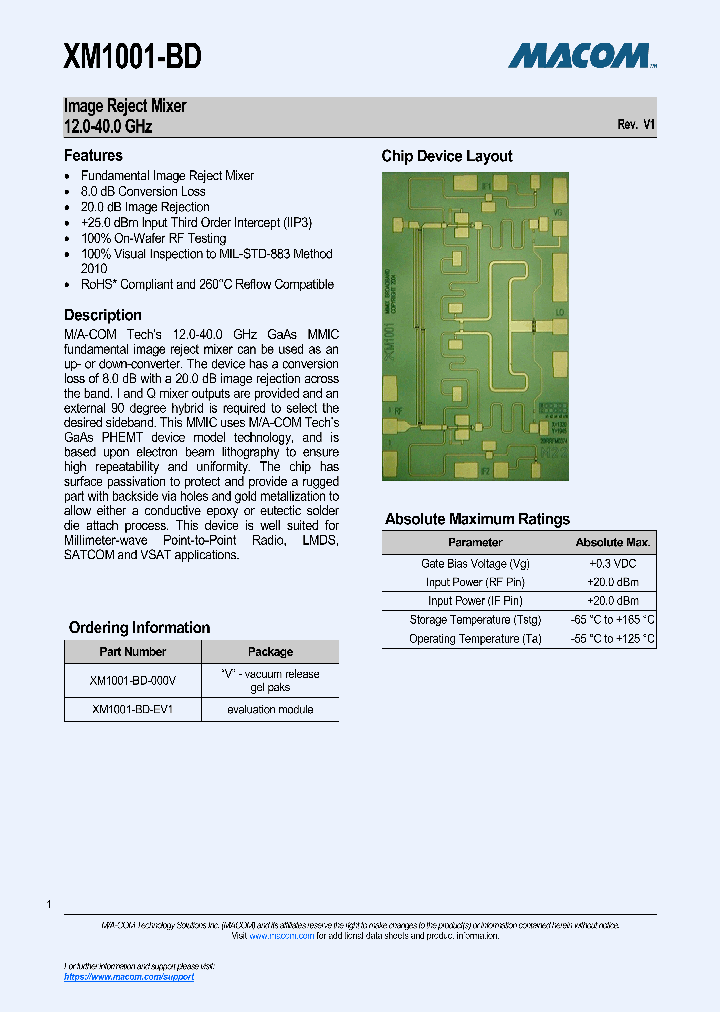 XM1001-BD-000V_8379540.PDF Datasheet