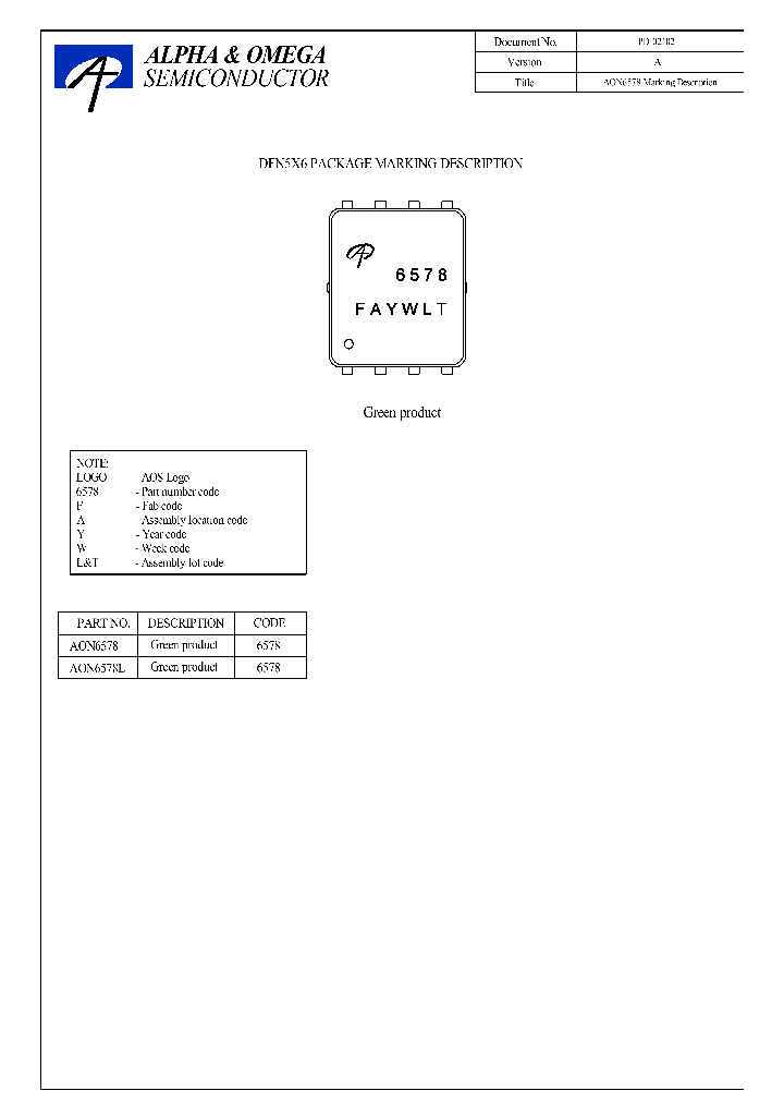 AON6578_8382793.PDF Datasheet