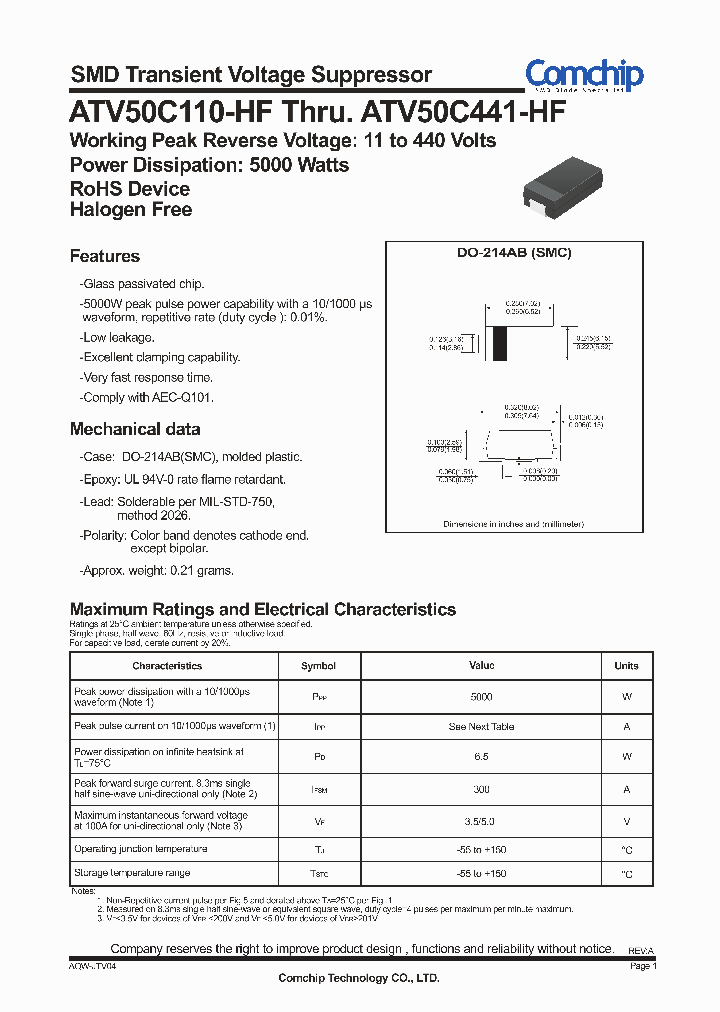 ATV50C101J-HF_8386201.PDF Datasheet
