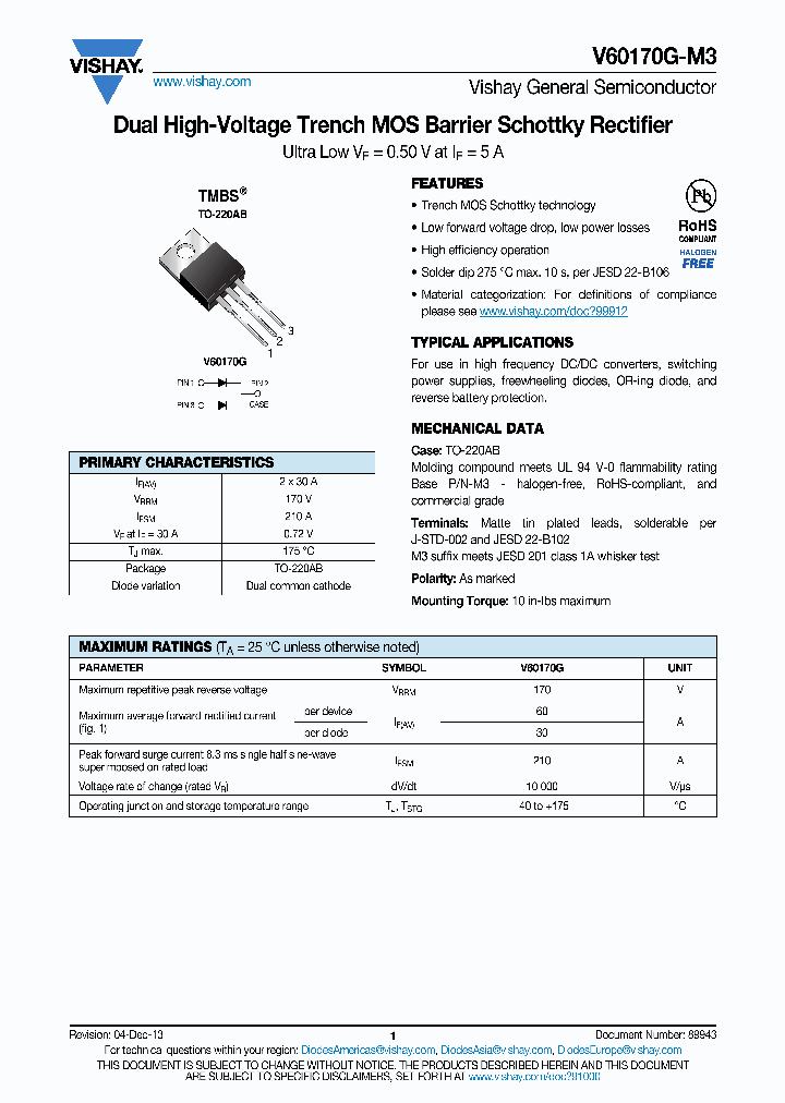 V60170G-M3_8386196.PDF Datasheet