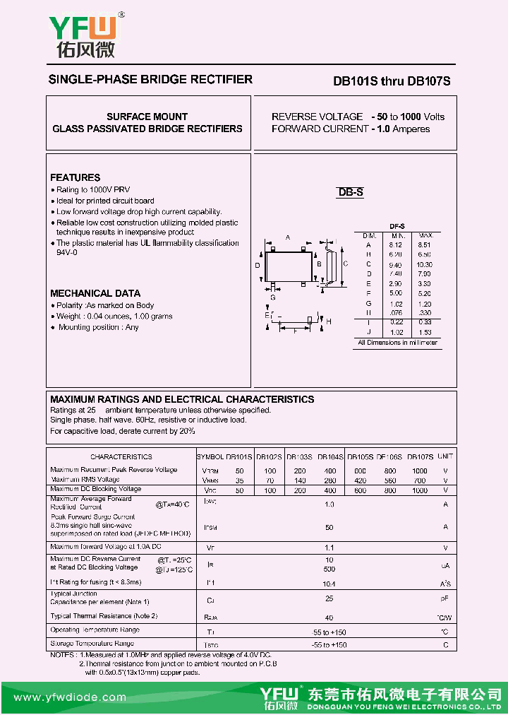 DF106S_8388556.PDF Datasheet