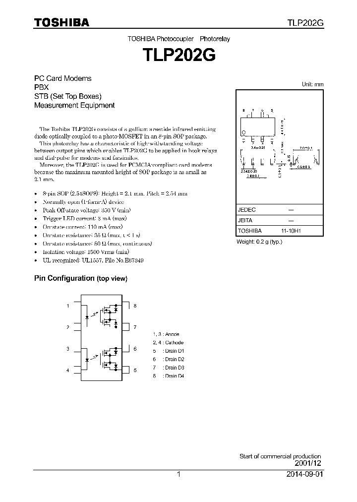 TLP202G-14_8388951.PDF Datasheet