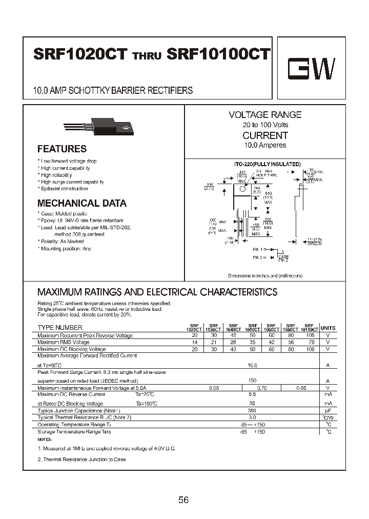 SRF10100CT_8389506.PDF Datasheet