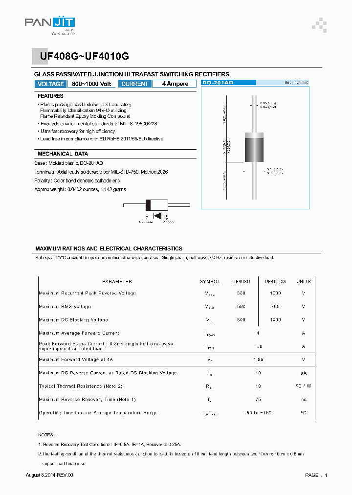 UF408G_8393751.PDF Datasheet