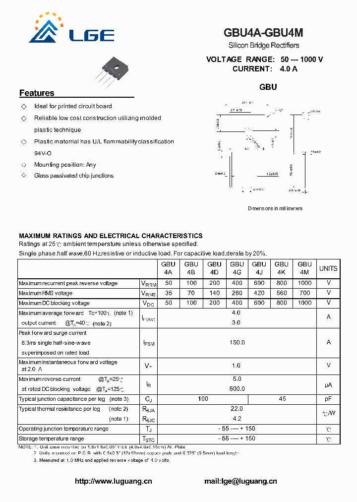 GBU4J_8395064.PDF Datasheet