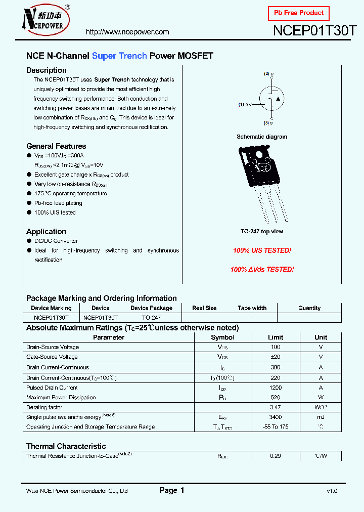 NCEP01T30T_8395389.PDF Datasheet