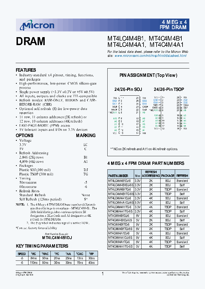 MT4LC4M4B1DJ-6_8396678.PDF Datasheet