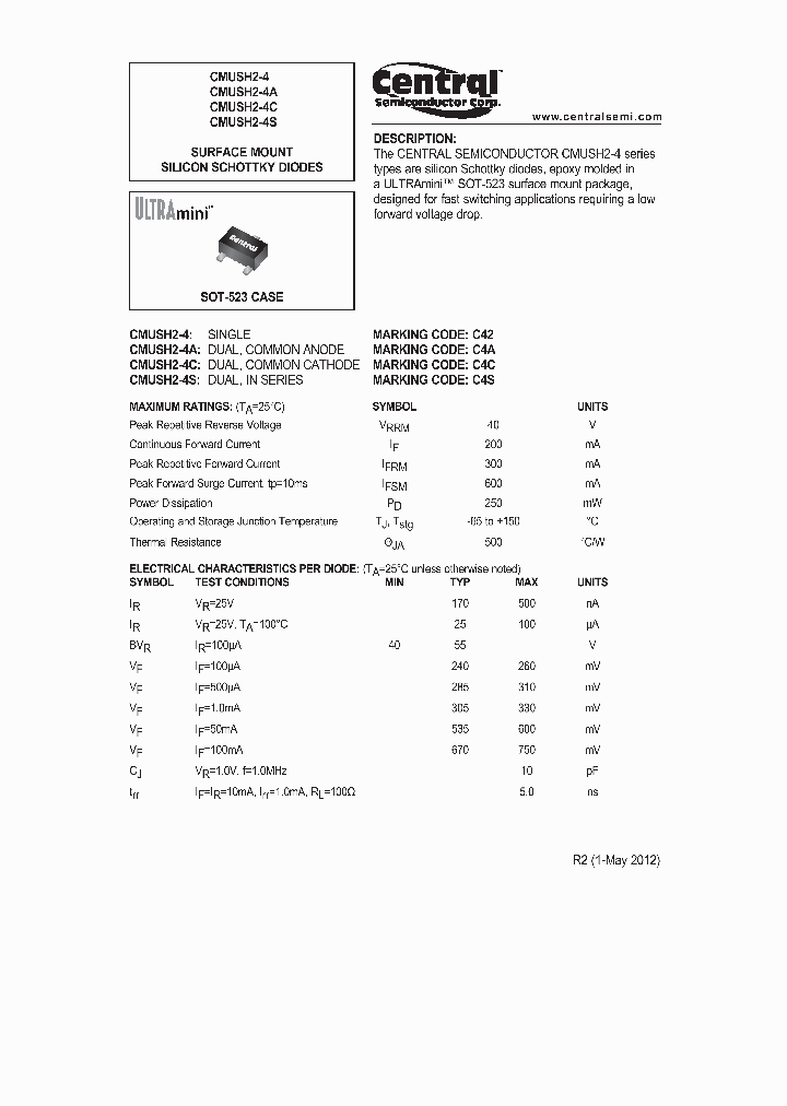 CMUSH2-4A_8398726.PDF Datasheet