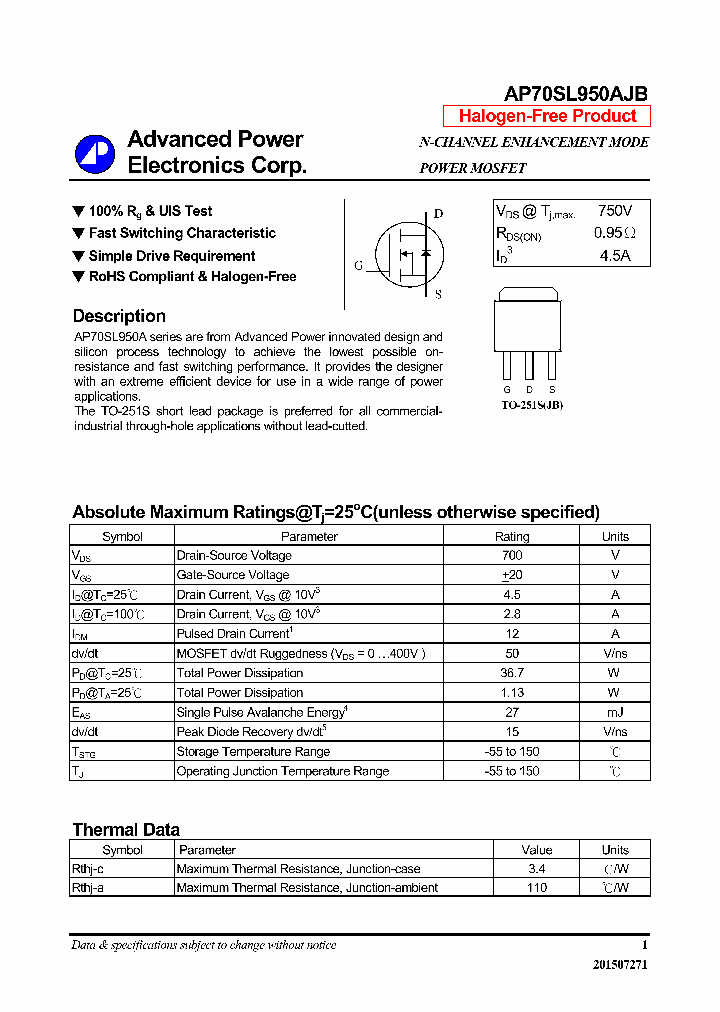AP70SL950AJB_8401318.PDF Datasheet