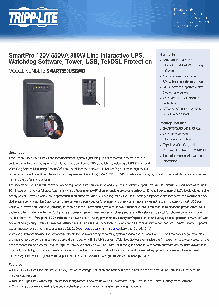 SMART550USBWD_8401736.PDF Datasheet