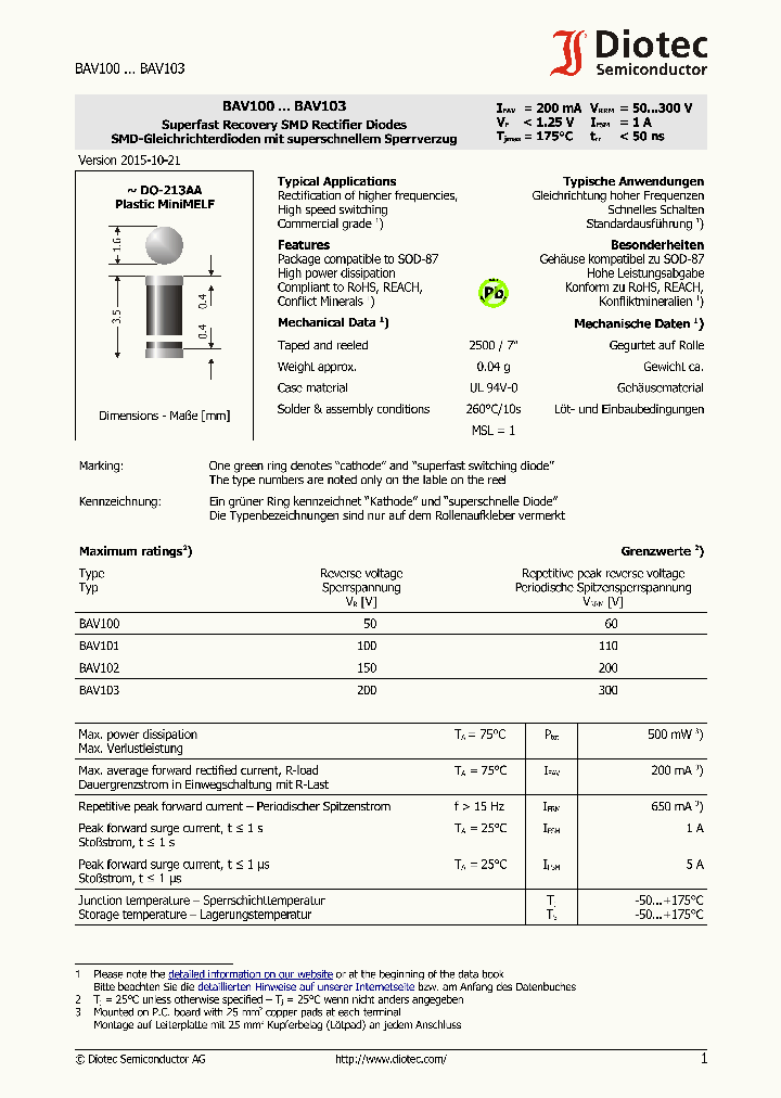 BAV100_8403187.PDF Datasheet