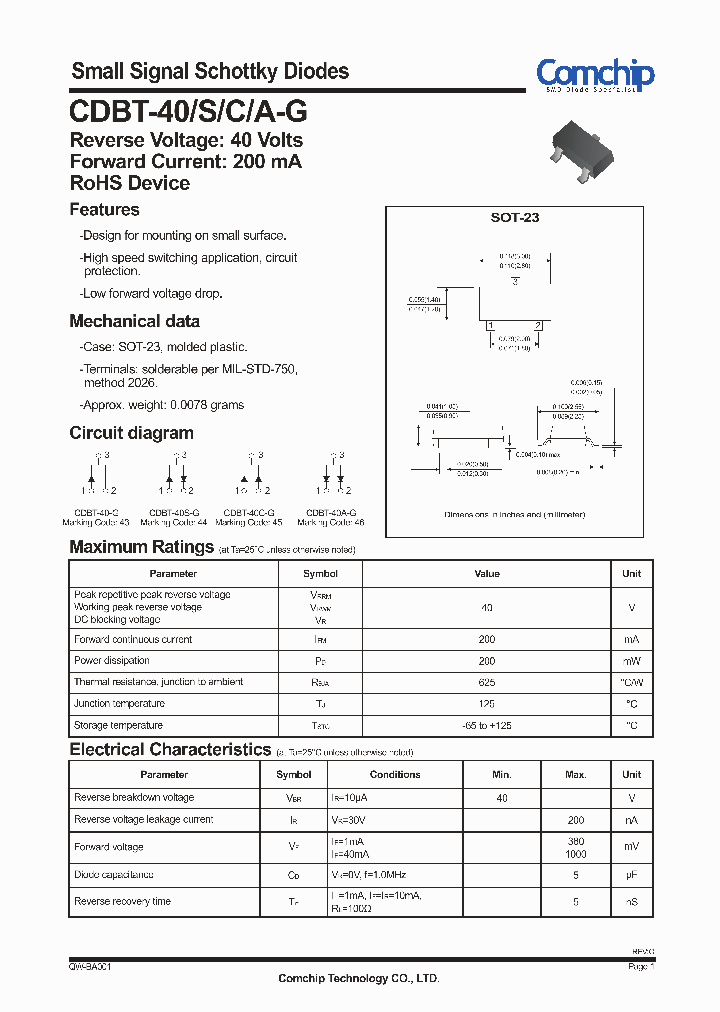 CDBT-40S-G_8404365.PDF Datasheet