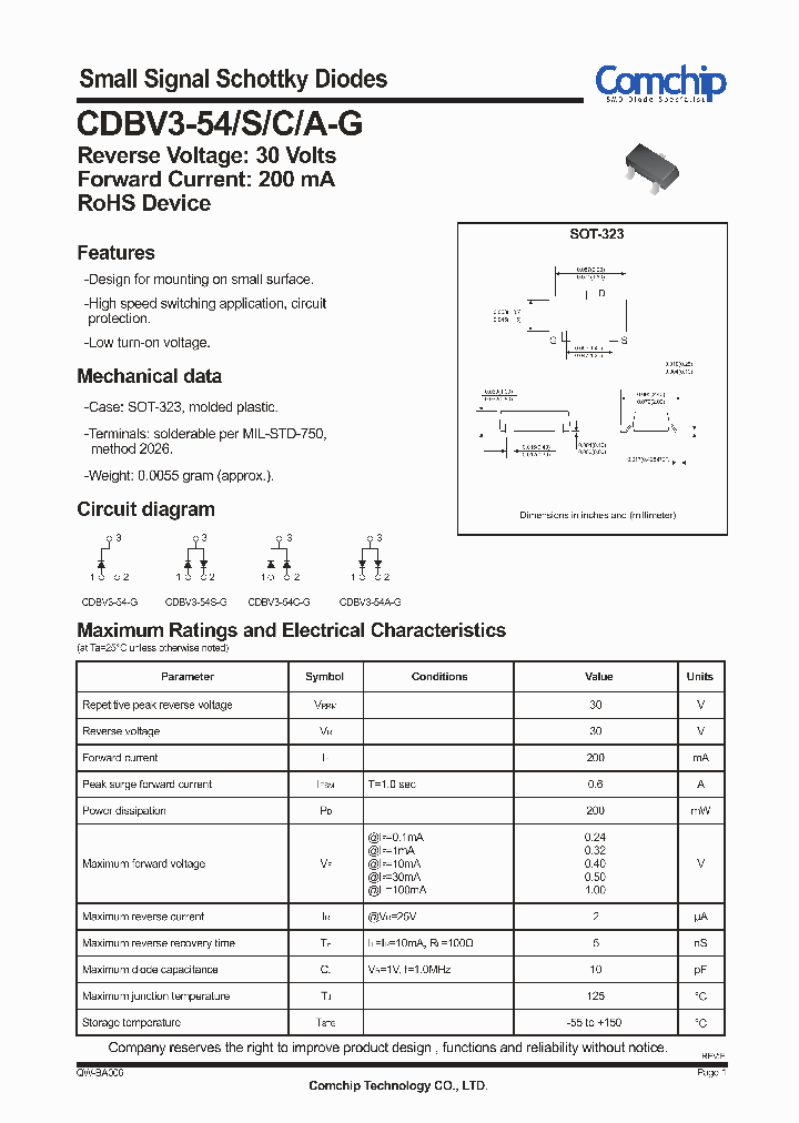 CDBV3-54S-G_8404370.PDF Datasheet