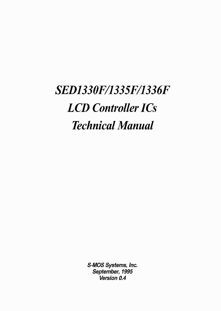 SED1336F0A_8404801.PDF Datasheet