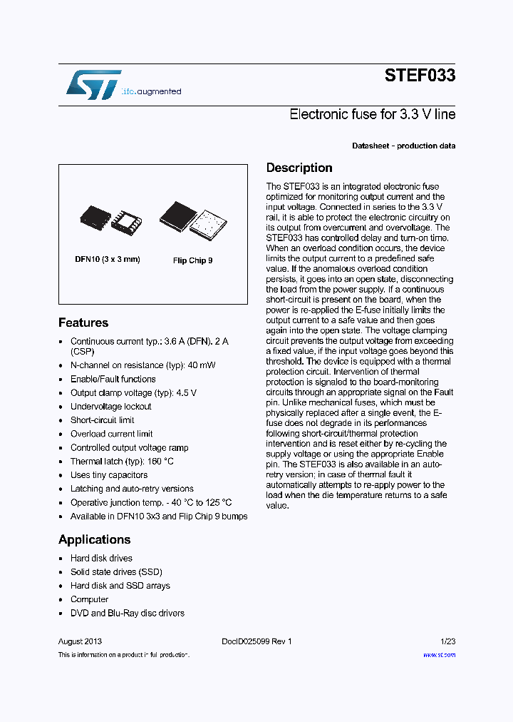 STEF033APUR_8409661.PDF Datasheet