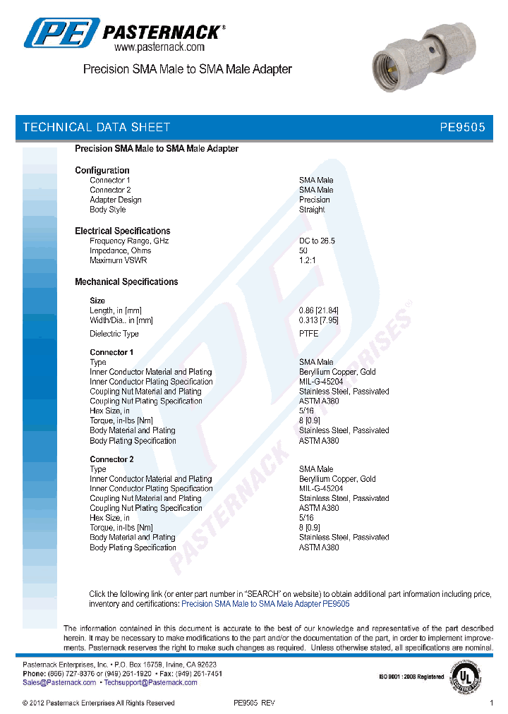 PE9505_8410635.PDF Datasheet