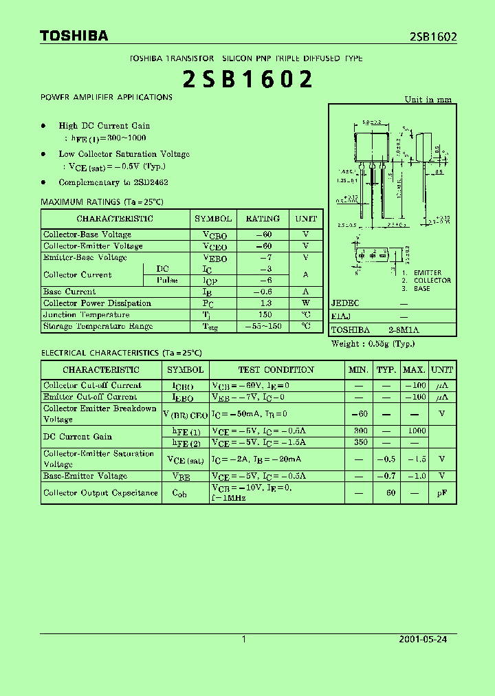 2SB1602_8410957.PDF Datasheet