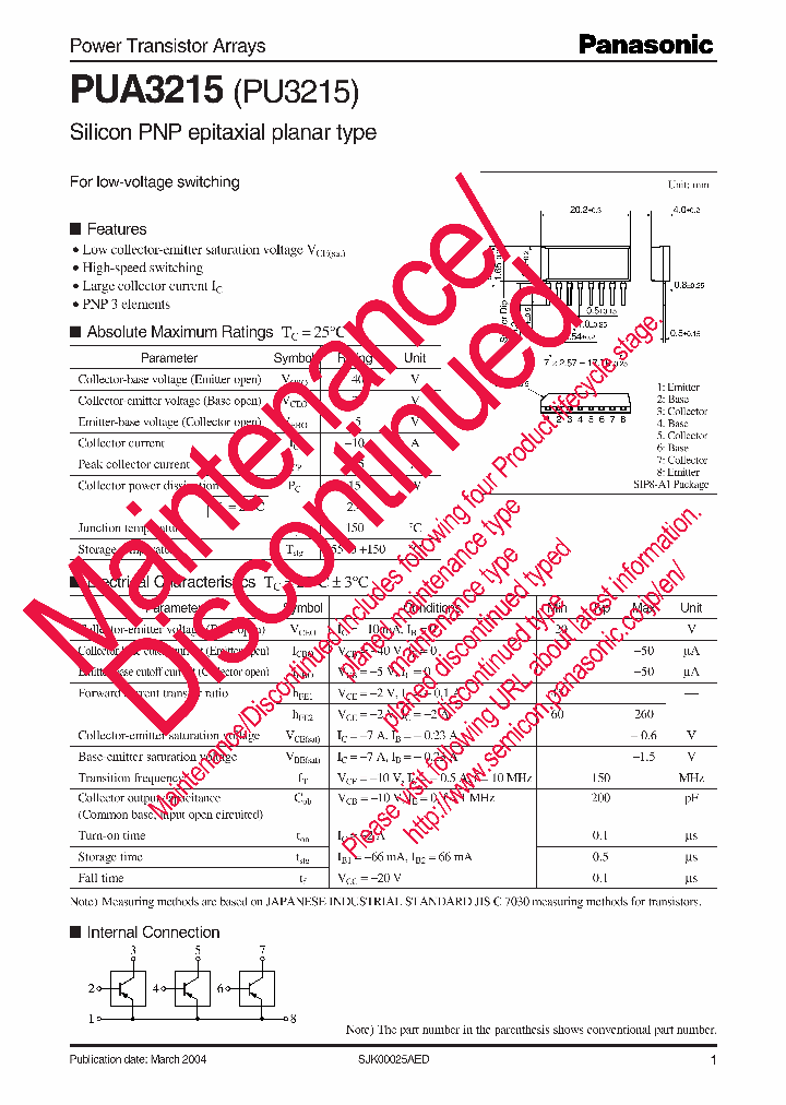 PUA3215_8420774.PDF Datasheet