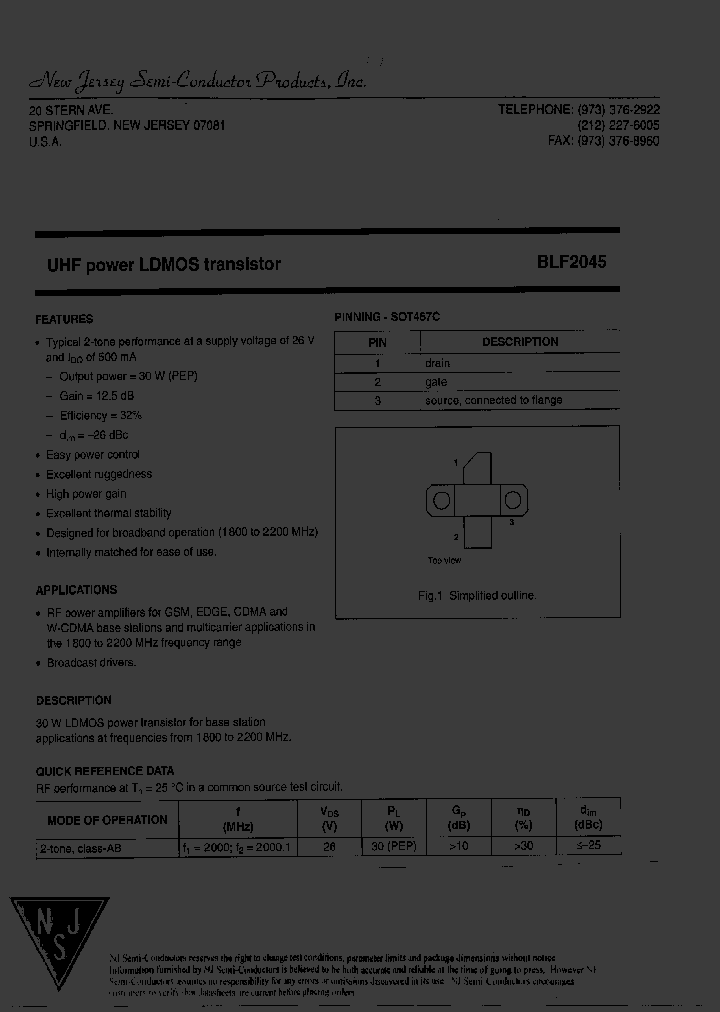 BLF2045_8422371.PDF Datasheet