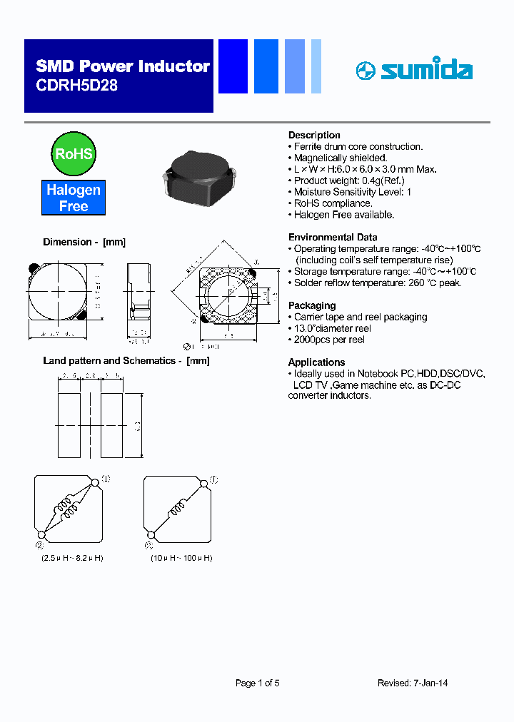 CDRH5D28NP-150NC_8422374.PDF Datasheet