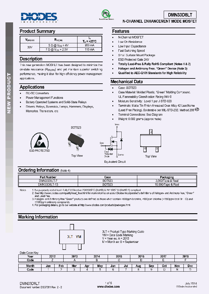 DMN33D8LT_8423461.PDF Datasheet