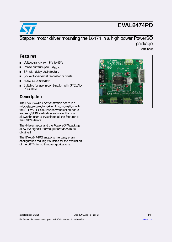 EVAL6474PD_8427714.PDF Datasheet