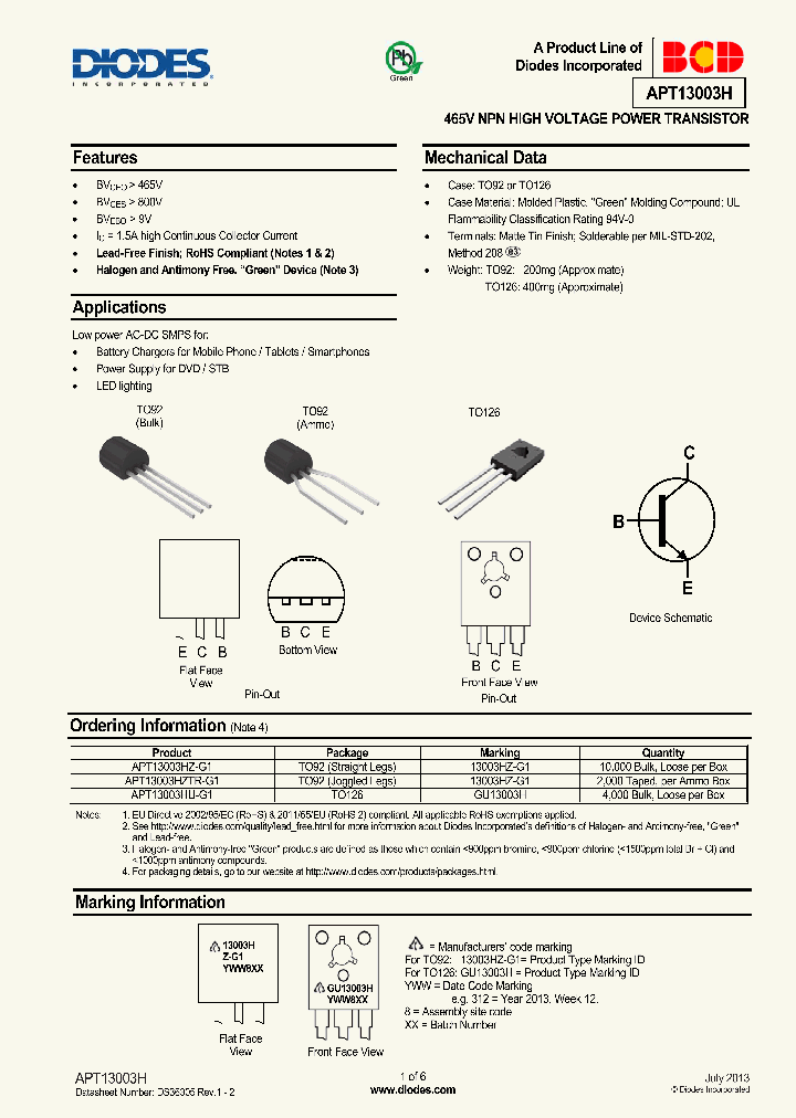 APT13003HU-G1_8440001.PDF Datasheet