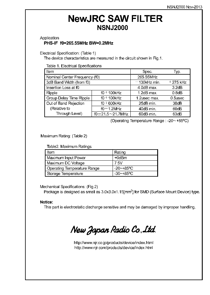 NSNJ2000_8452059.PDF Datasheet